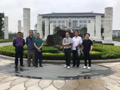 中国殡葬协会王宏阶、杨世森一行光临调查领导